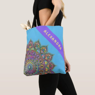 Classy Colourfully Mandala India Style 1 Tote Bag