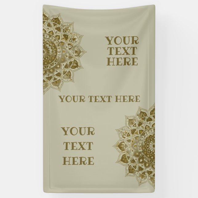 Classy Colourfully Mandala India Style 4 Banner (Vertical)