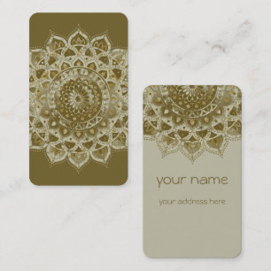 Classy Colourfully Mandala India Style 4 Business Card