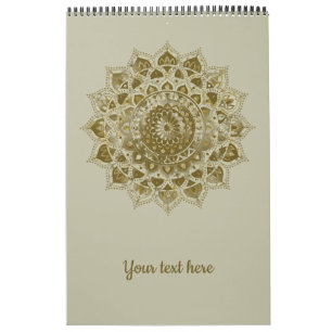Classy Colourfully Mandala India Style 4 Calendar