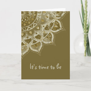 Classy Colourfully Mandala India Style 4 Card