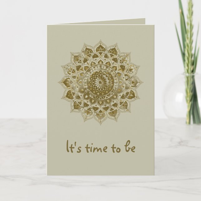 Classy Colourfully Mandala India Style 4 Card (Front)