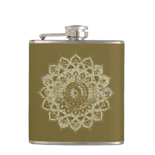 Classy Colourfully Mandala India Style 4 Hip Flask