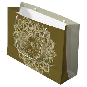 Classy Colourfully Mandala India Style 4 Large Gift Bag