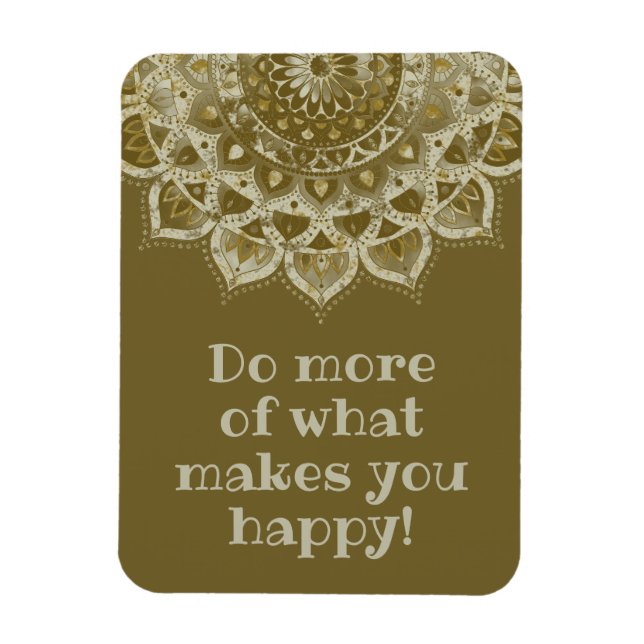 Classy Colourfully Mandala India Style 4 Magnet (Vertical)