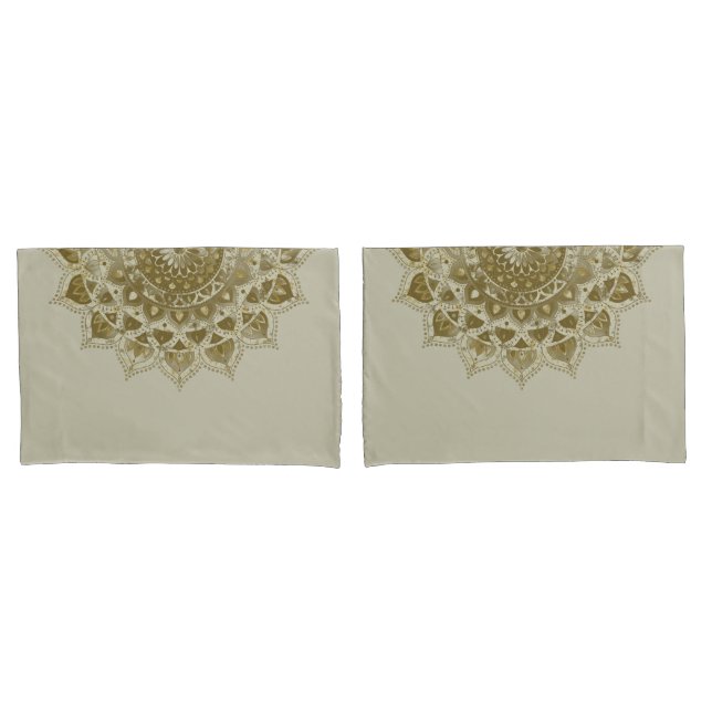 Classy Colourfully Mandala India Style 4 Pillowcase (Front-Set)