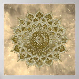 Classy Colourfully Mandala India Style 4 Poster