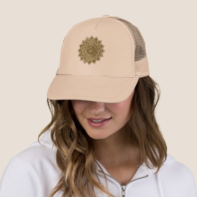 Classy Colourfully Mandala India Style 4 Trucker Hat (In Situ)