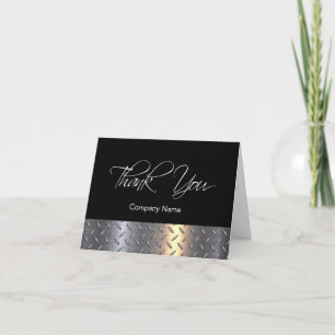 Classy Construction Business Thank You Cards