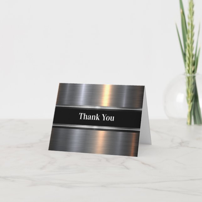 Classy Cool Custom Business Thank You Cards (Front)