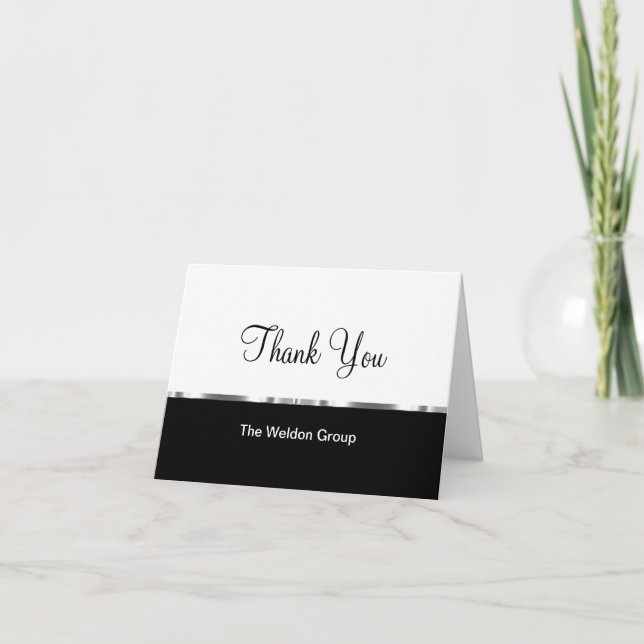 Classy Corporate Thank You Cards Design (Front)