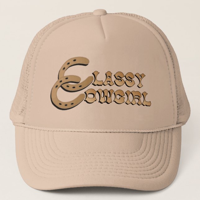 Classy Cowgirl HAT CAP (Front)