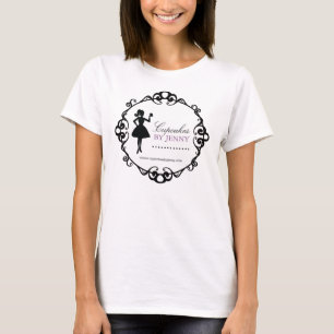 Classy Cupcake Silhouette Bakery T'Shirt T-Shirt