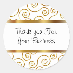 Classy Customer Thank You Stickers