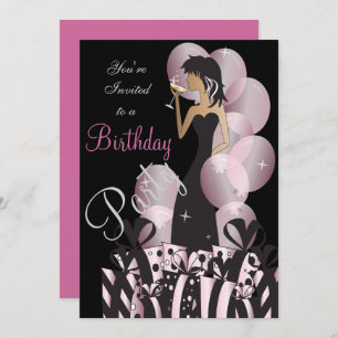 Classy Diva Party Girl Invitation