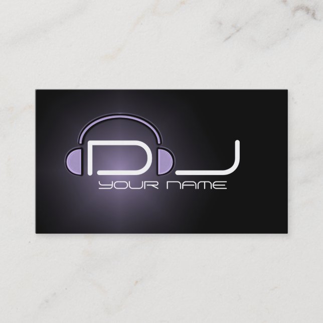 Classy DJ Business Card (Front)