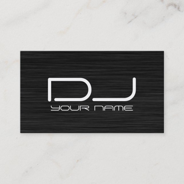 Classy DJ Business Card (Front)