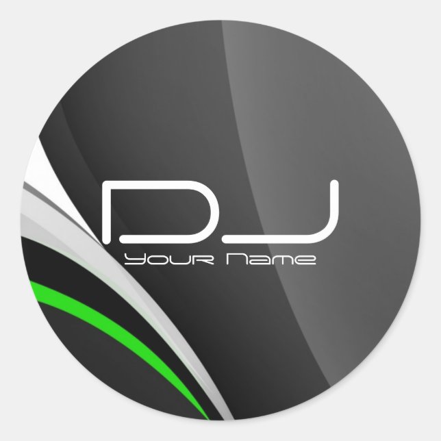 Classy DJ Sticker (Front)