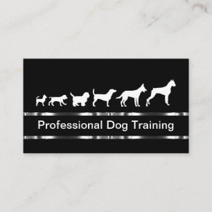 Classy Dog Training Business Cards Template