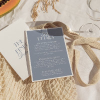 Classy Dusty Blue Old Money Retro Wedding Details