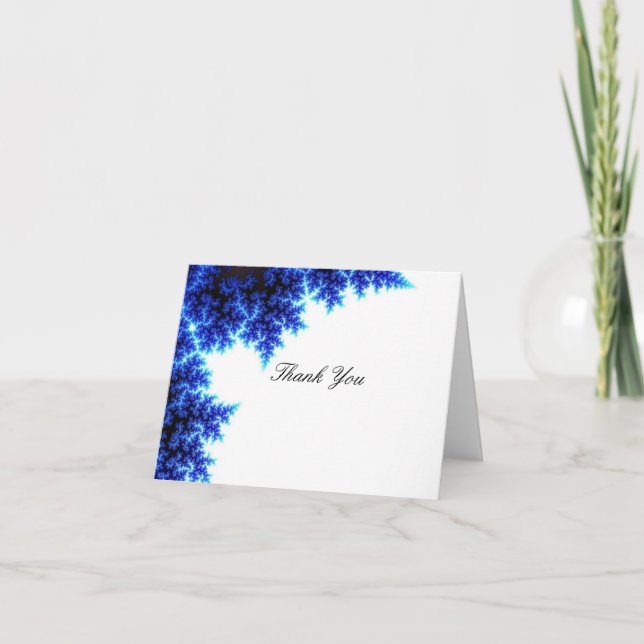 Classy Electric Blue Thank You (Front)