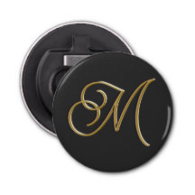  Classy Elegant Luxury Black Gold Minimal Monogram