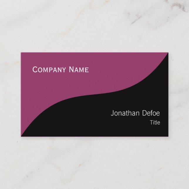 Classy Elegant Professional Business Card (Front)