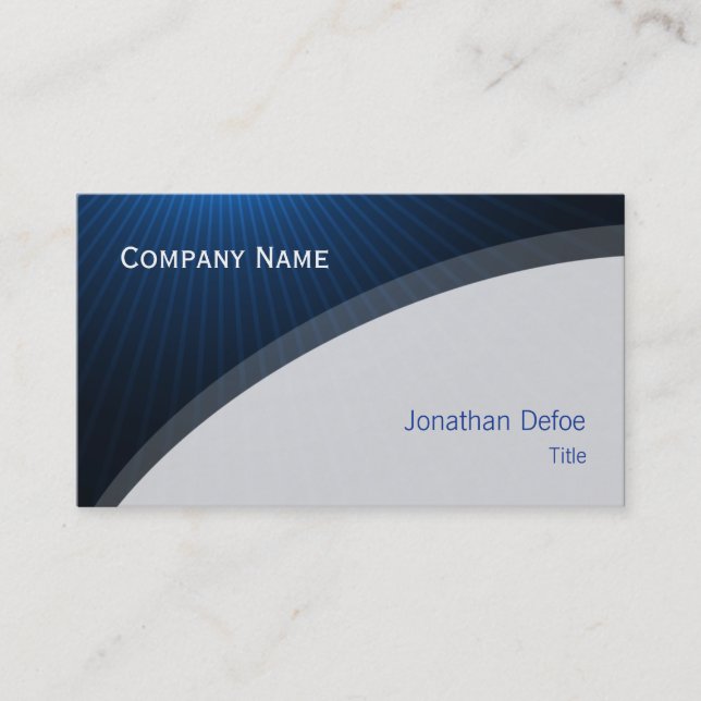 Classy Elegant Professional Business Card (Front)