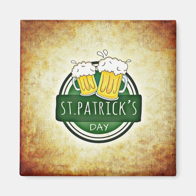 Classy Elegant St. Patrick's Day Magnet (Front)
