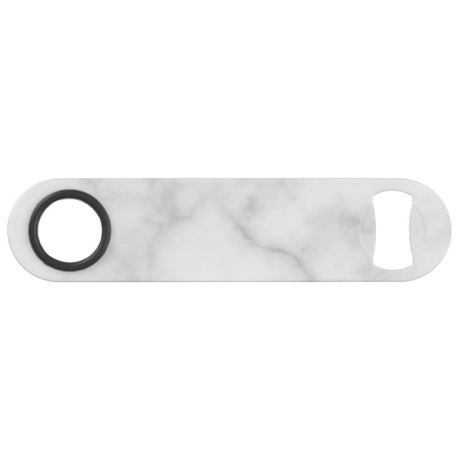 Classy Elegant White Marble Pattern (Front (Horizontal))