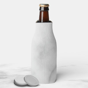 Classy Elegant White Marble Pattern Bottle Cooler