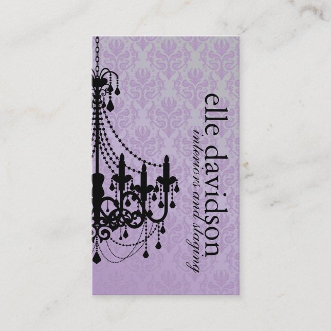 Classy Event Planner Business Card (Front)