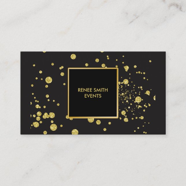 Classy Event Planner Business Card (Front)