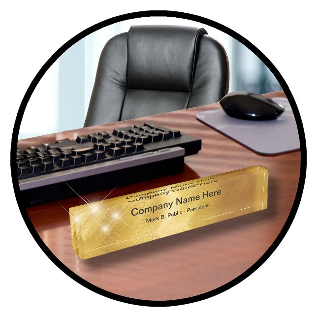 Classy Executive Desk Name Plates (Creator Uploaded)