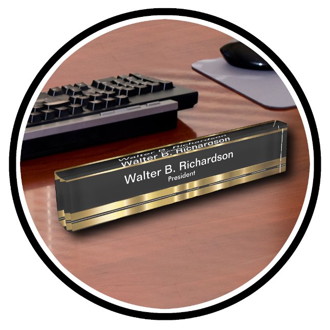 Classy Executive Gift iDea Nameplate (Creator Uploaded)