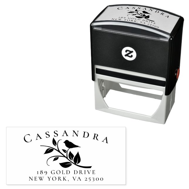 Classy Family Name Return Address Self-inking Stamp (In Situ)
