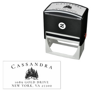 Classy Family Name Return Address Self-inking Stamp