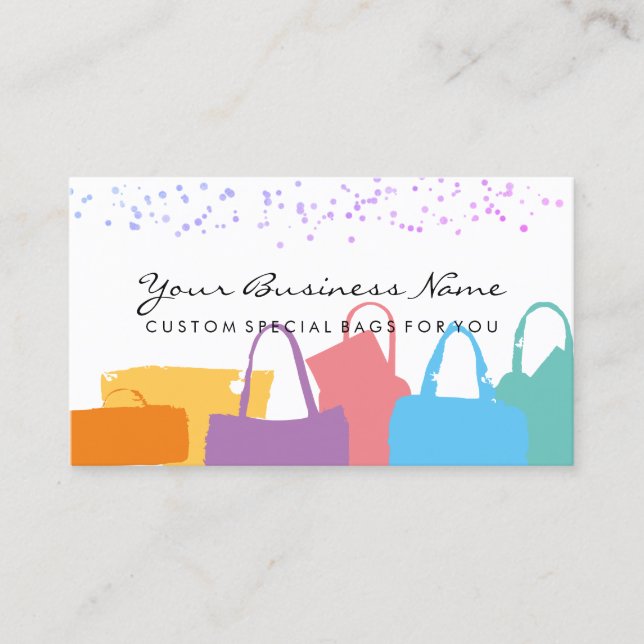 Classy Fashion Independent consultant Bags Business Card (Front)