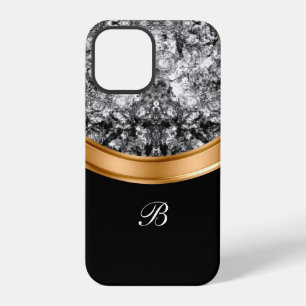 Classy Faux Crystal Bing Monogram iPhone 12 Pro Case