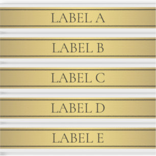 Classy Faux Gold Stripe