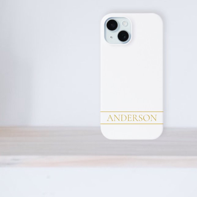Classy Faux Gold Stripe or DIY Case-Mate iPhone Case (Creator Uploaded)