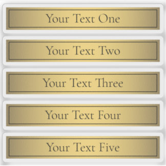 Classy Faux Gold v2 with Black Text