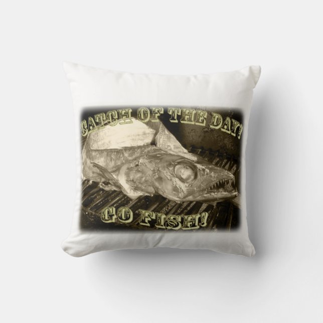 Classy Fish Pillow! Cushion (Front)