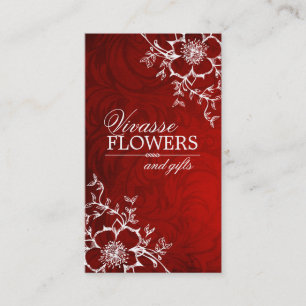 Classy Floral Business Cards