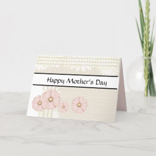 Classy Floral Mother's Day Card with Message 