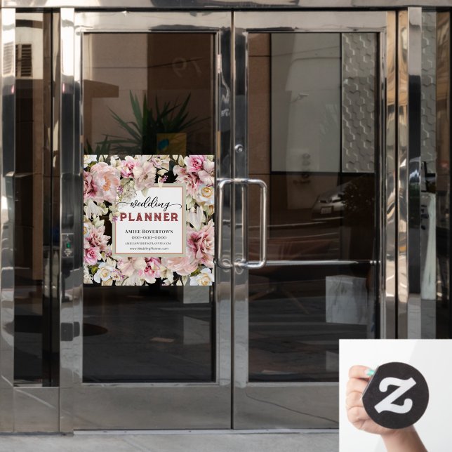 Classy Floral Wedding Planner Business (Office Door)