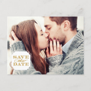 Classy Frame Save the Date Postcard