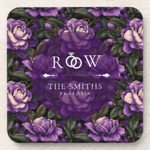 Classy Gardenias Themed Destination Wedding Coaster