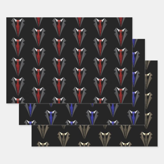 Classy Gentleman Wrapping Paper Sheet (Set)