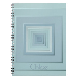Classy Geometric Squares Notebook